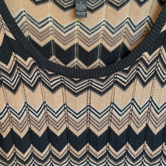INC International Zigzag Sweater Dress - Picture 8 of 8